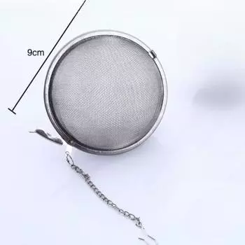 HANYANG 304 ситечко для чая из нержавеющей стали, кухонное ситечко для маринада, шарик для приправ, суп, горячий горшок, круглый шарик для специй