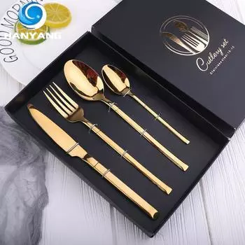 HANYANG 410 Посуда из нержавеющей стали. Товары для семейного отеля. Набор ножей, вилок и ложек для стейка. Посуда в западном стиле.