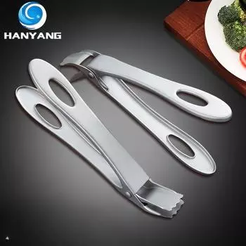 HANYANG Нержавеющая сталь с зажимом для защиты от ожогов Чаша Бытовая кухонная утварь Возьмите зажим для чаши Персонализированное креативное устройство для подъемной пластины с двумя отверстиями