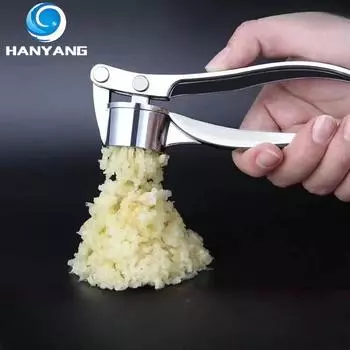 HANYANG Очень большой пресс для чеснока, зажим для чеснока, многофункциональная ручная насадка для чеснока из цинкового сплава из нержавеющей стали