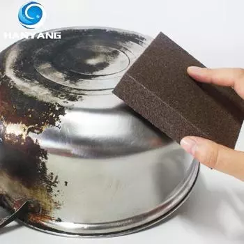 HANYANG Sand Sponge King Kong Wipe Кухонные чистящие средства Мытье сковороды, губка для мытья с удаленной ржавчиной, щетка для домашней чистки