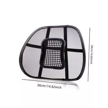 Hanyu Автокресло Массажная спинка Поясничная поддержка Подушка Офисная сетчатая подушка Украшения для автомобиля Легкий доступ One size