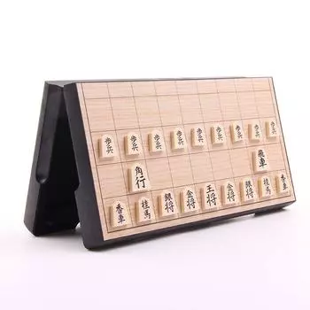 HAOCOO Shogi складная магнитная японская настольная игра Shogi для взрослых, набор, доска, фигуры, компактная, дорожная, Shogi, для начинающих, для детей,