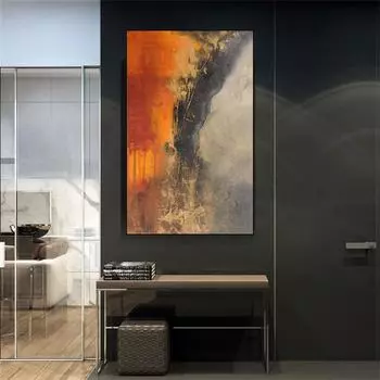 Хаотическая текстура Цвет Граффити Плакат Холст Гостиная Настенное украшение для дома 20cm40cm NoFrame