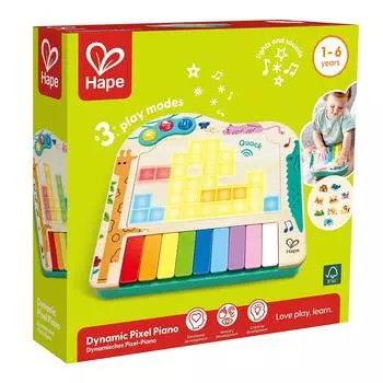 Hape Pixel art piano E0635 shines!