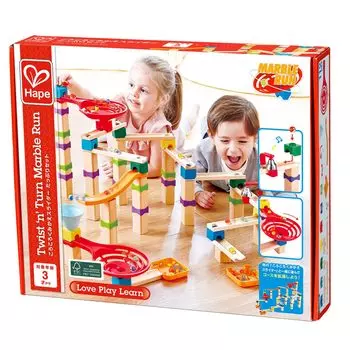 Hape Rolling Makeover Slider Plenty Set для детей от 3 лет и старше Деревянная игрушка-горка E8863