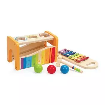 Hape Tok Tok Bench Игрушка-ксилофон, Разные цвета, Корейские игрушки