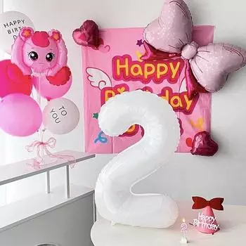 Hapibli Sanrio набор воздушных шаров с персонажами для детского дня рождения, праздничный набор, набор премиум-класса (номер 2)