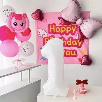 Hapibli Sanrio набор воздушных шаров с персонажами для детского дня рождения, праздничный набор, набор премиум-класса (номер 1)