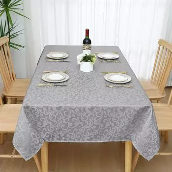 HAPIHAPPY Tablecloth Rectangular Polyester Tablecloth Jacquard Dyeing Tablecloth Tablecloth Table Decoration And Accessories 100x140cm(rectangle)