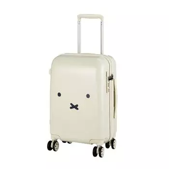 Hapitas Miffy Чемодан Лицо [Siffler] HAP2249-48 Белый/Серебристый