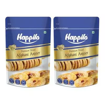 Happilo Premium Dried Afghani Anjeer 400 г | Сушеный инжир Anjir | Богатый источник клетчатки, кальция и железа | Низкокалорийный и нежирный