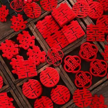 Happiness DIY Confetti Party Supplies Marriage Room Decoration Happy Characters Love Stickers Style5