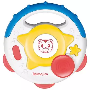 Happinet Shimajiro Melody Tambourine 5 (Ages 1.5+)