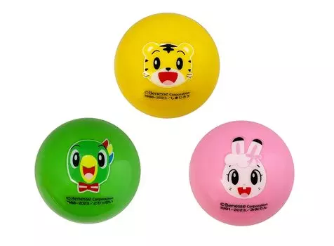 Happinet Shimajiro Punitto Ball Set of 3 (Ages 1.5+)