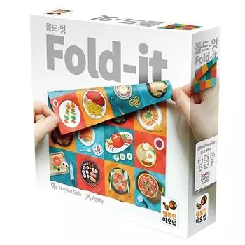 Happy Baobab Fold It Fabric Handkerchief Folding Game, настольная игра, представляющая Корею