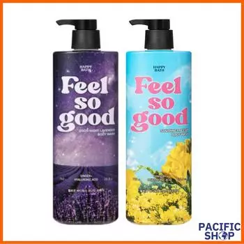 [Happy Bath] Feel So Good Body Wash 2 Types 760g (Sunshine Freesia, Good Night Lavender)