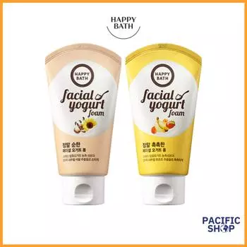 [Happy Bath]Йогуртовая пена Happy Bath 250г(Влажная йогуртовая пена для лица, Мягкая йогуртовая пена для лица) Real Gentle 250g
