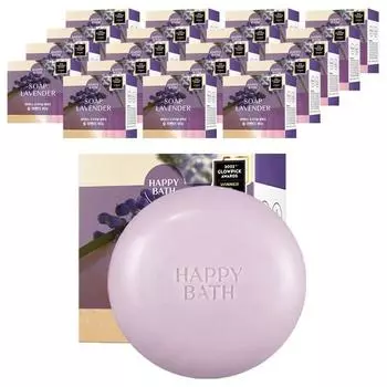 Happy Bath Lavender Essence Moisture Bar, 90г, 20 корейских косметических средств