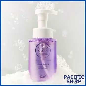 [Happy Bath] MICRO CLEAN DEEP BUBBLE ОЧИЩАЮЩАЯ ПЕНКА 300 мл