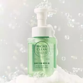 HAPPY BATH Микромицеллярная пенка Soapberry Bubble Foam 300мл, Корея для очищения