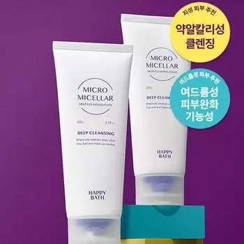 Happy Bath Микромицеллярная пенка для глубокого очищения 150 г 1 / 2 / 3 / 4 1Pc