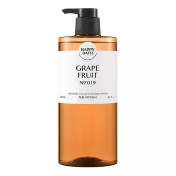 Happy Bath Original Collection Back Acne Slightly Acidic Large Capacity Body Wash Grapefruit Fragrance, 1.2kg, 1 unit