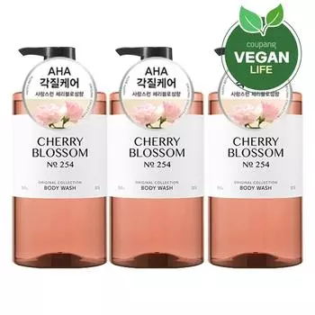 Happy Bath Original Collection Body Wash Cherry Blossom Fragrance, 910g, 3 units