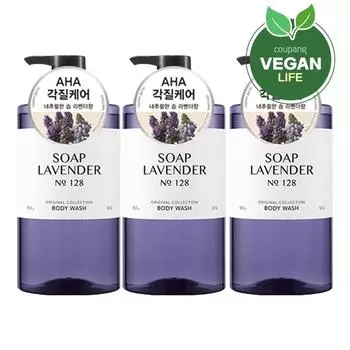 Happy Bath Original Collection Body Wash Soap Lavender Scent, 910g, 3 units