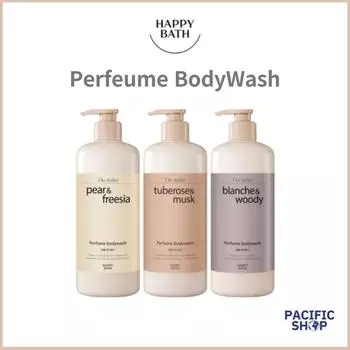 [Happy Bath] Парфюмированный гель для душа The Atelier 900г (Груша и Фрезия, Бланш и Древесина, Тубероза и Жасмин) Pear & Freesia
