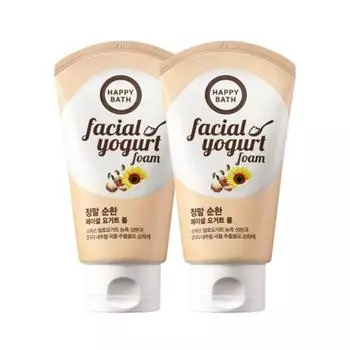 Happy Bath Really Mild Facial Yogurt Cleansing Foam, 120g, 6 pieces