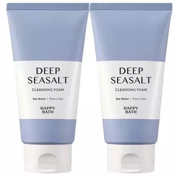 Happy Bath Sea Salt Deep Cleansing Foam, 150g, 2 pieces