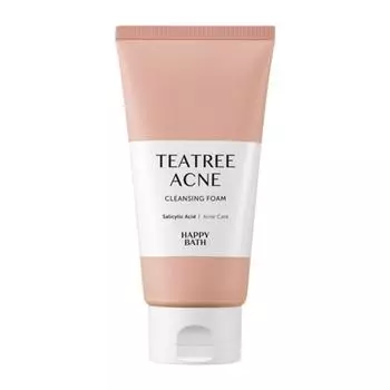 HAPPY BATH Очищающая пенка от прыщей с чайным деревом 150 г, 1 шт.