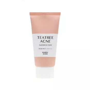 Happy Bath Teatree Очищающая пенка от прыщей 150г 1шт/2шт/3шт/4шт 1Pc