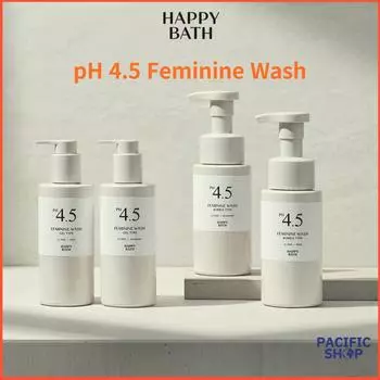[HAPPY BATH] Женское мыло pH4,5 250г Gel Type , Bubble foam Mugwort Gel 250g