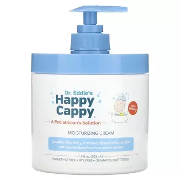 Happy Cappy, увлажняющий крем, без отдушек, 12 жидких унций (355 мл)