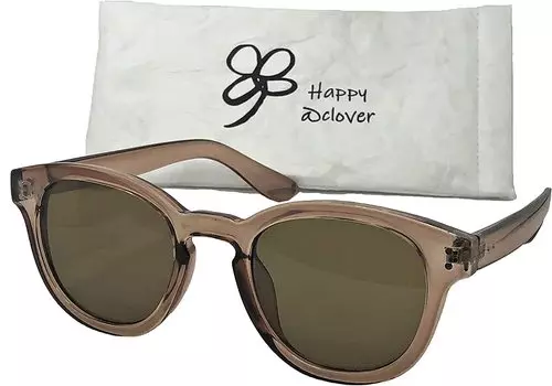 Happy Clover Sunglasses that bring happiness Boston type 4 colors Comes with a special case to choose from 3 colors UV protection 001 [Happy@clover]