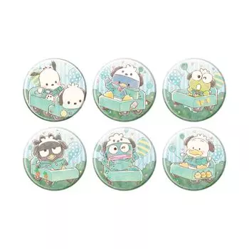Happy Danby 01 Art Holographic Badge Box of 6 [Graph Illustration] [57mm]