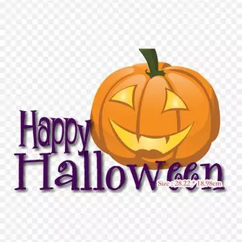 Happy Halloween Jack O Lantern Термотрансферная печать виниловые нашивки наклейки для одежды аппликации своими руками моющиеся нашивки
