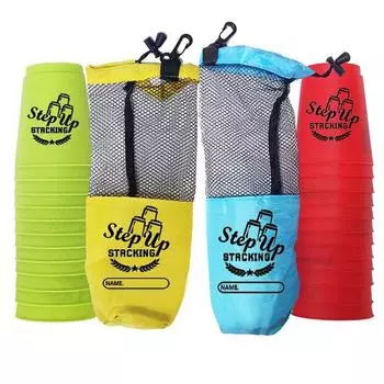 Happy I Mall Speed Cup Stacking 2 типа x 12p + 2 типа переносных сумок, популярная корейская игра