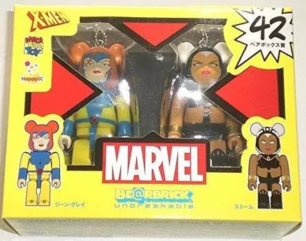 Счастливая лотерея MARVEL Marvel Bearbrick Pair Box Приз Джин Грей Шторм BE@RBRICK 42. &