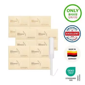 Happy Moonday Easy Tampon 8P 4 Pack Special 3 типа Выберите 1 (Легкий / Обычный / Супер) Easy Tampon Regular 8P 4 Pack
