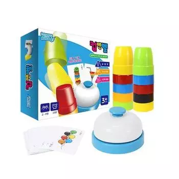Happy Play Cup & Bell Board Game, popular Korean game