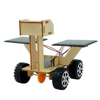 Happy Play DIY Solar Moon Assembly Power Kids Rover Robot Model Scientific