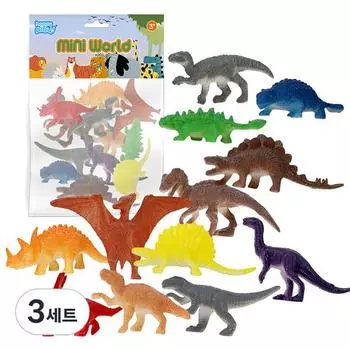 Happy Play Figure Mini World Dinosaur набор из 12 видов, 3 набора, популярные игрушки в Корее
