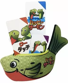 Happy Salmon Card Game Japanese Version Green