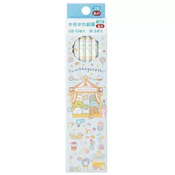 Happy School Sumikko Gurashi Pencil 2B Red Pencil Set Dozen PH09103 San-X