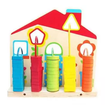 Happy Town House Blocks Toys, разноцветные игрушки, корейские детские товары