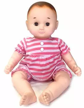 Happy Wan Baby Baby Глаза закрываются, когда кладут Кукла потрескивающего типа, Не-тян, Приблизительно. 46см, Розовый, пух, розовый