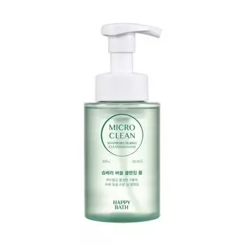 [HAPPYBATH] Микро Очищающая Пенка для Умывания с Мыльным Орехом 300 мл
